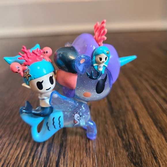 Tokidoki Mermicorno Coralina & Pacifica Vinyl Mermaid Figure Series 4 - Picture 1 of 6